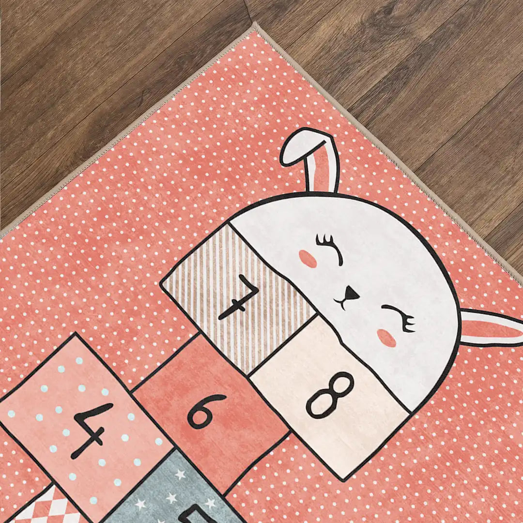 Playful Bunny Rug
