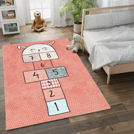 Playful Bunny Rug