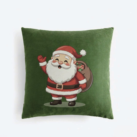 Happy Santa Stuffed Cushion