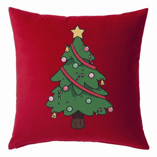 Christmas tree cushion
